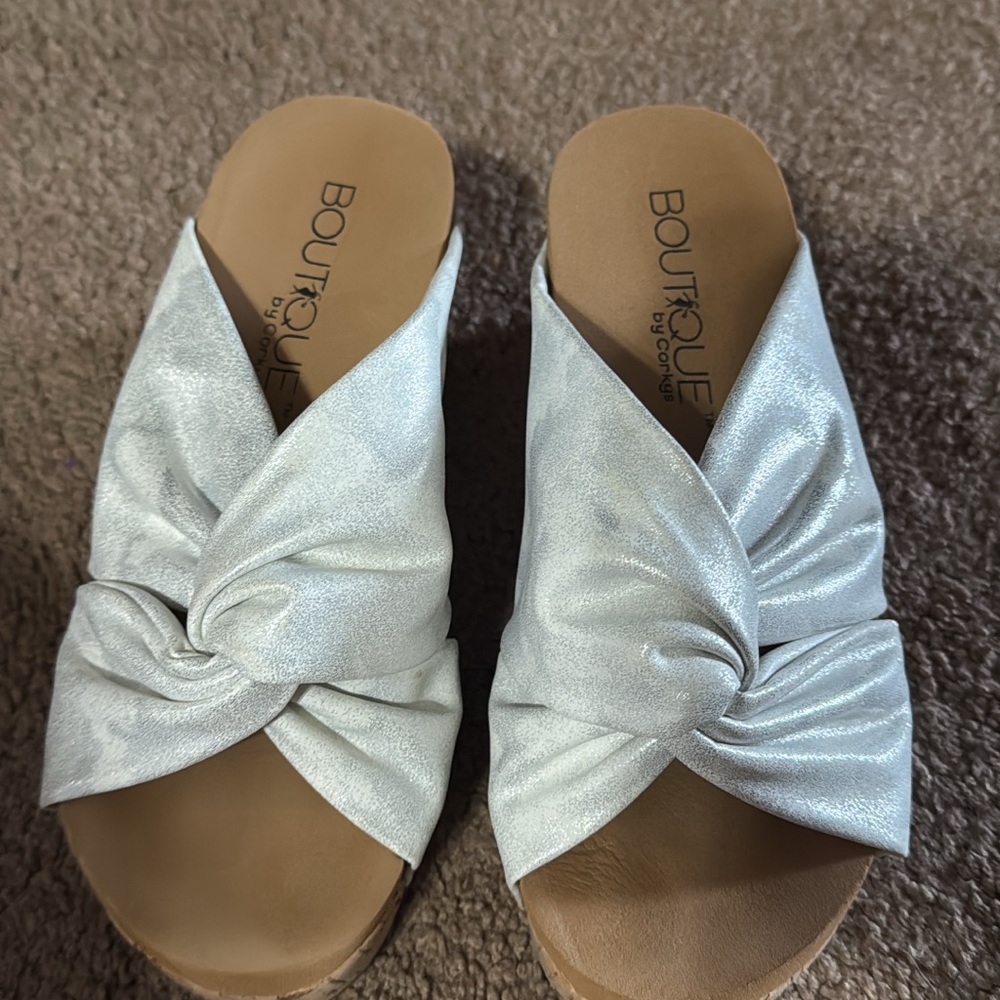 Women's Silver Sandals
